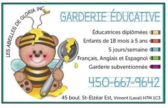 Garderie Abeilles De Gloria Inc