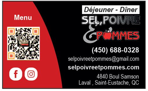Sel, Poivre Et Pommes Laval