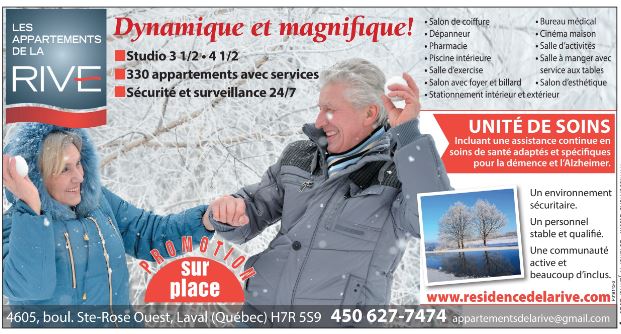 Appartements de La Rive