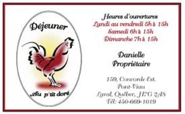 Déjeuner Au P'tit Doré